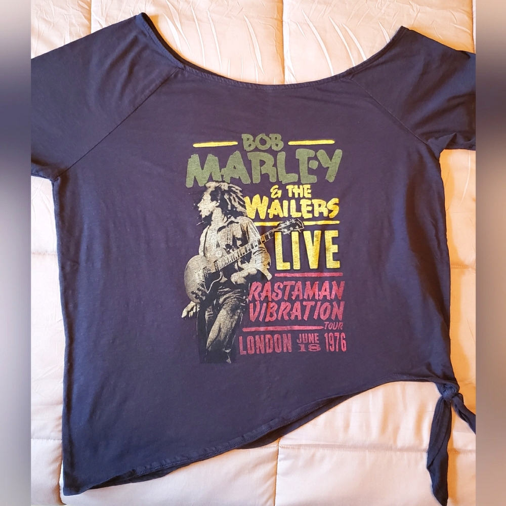 Torrid Bob Marley drop shoulder tee sz 2